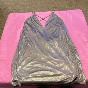 Never Worn Shiny Sparkly Open Back Dress